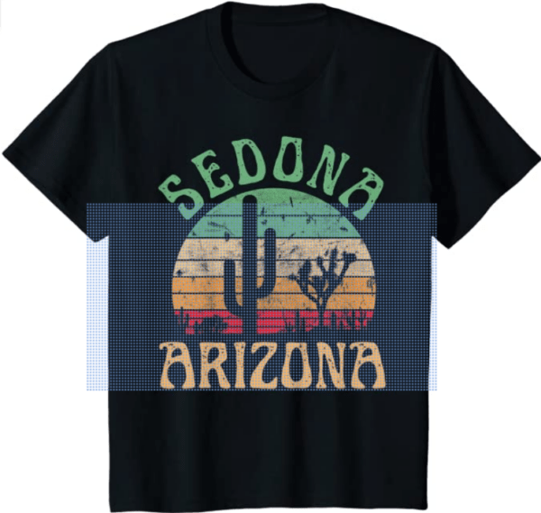 Sedona Arizona Nature Hiking Outdoors Retro Vintage T-Shirt Youth