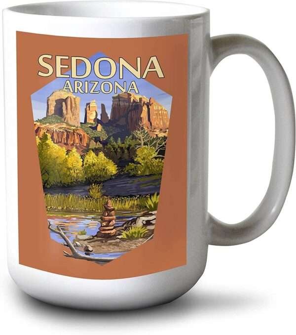 Sedona Ceramic Coffee and Tea Mug (Cathedral Rock)