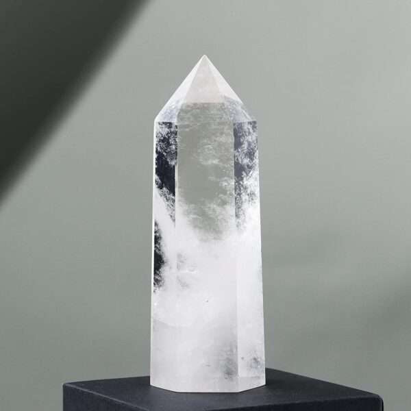 Runyangshi Large Clear Quartz Healing Crystal Wand