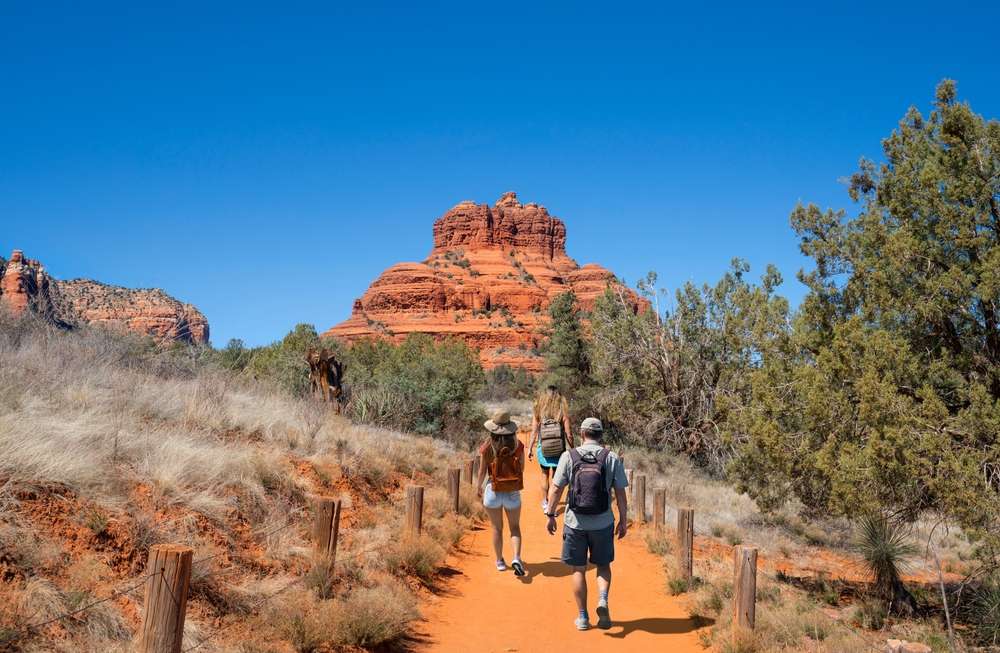 Hiking vortex in Sedona