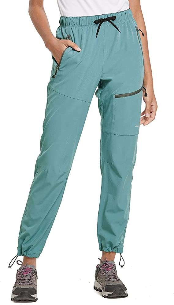 BALEAF Women's Joggers Pants Lightweight Hiking Running Pants with
