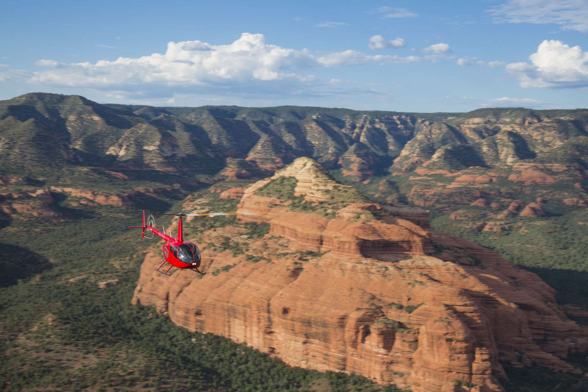Ride the friendly Skies of Sedona in a helicopter tour 
