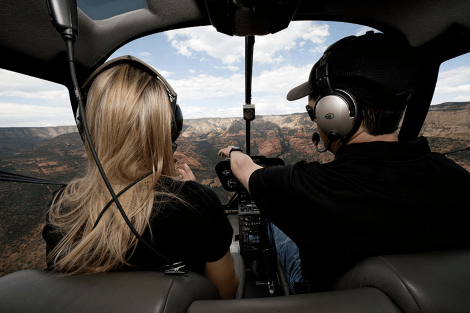 Helicopter ride in Sedona
