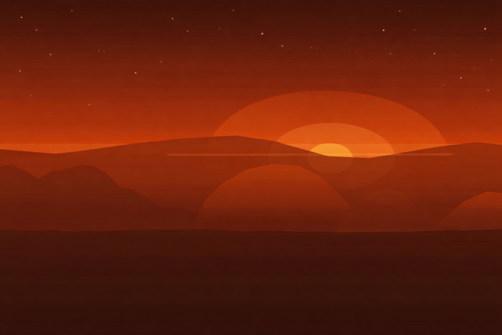 sedona desert sunset