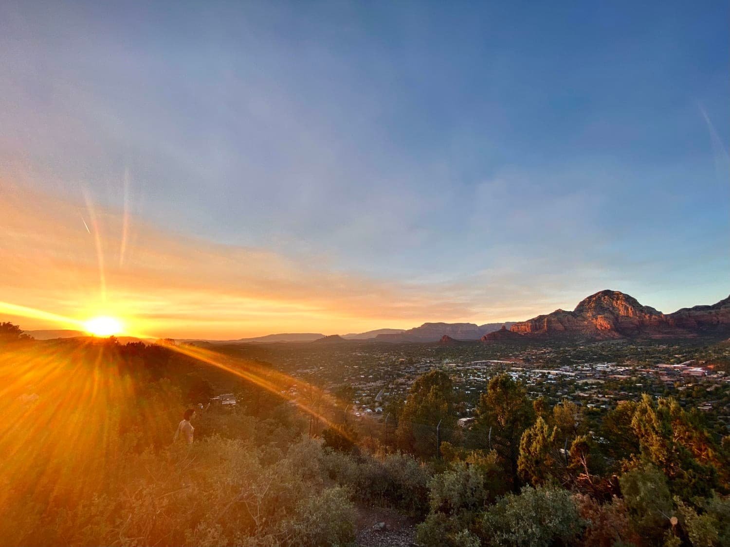 Airport Mesa Sedona at sunset