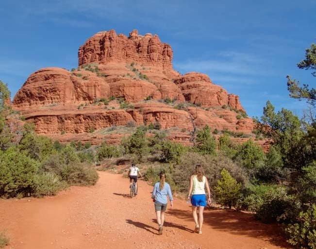 Outdoor adventure in Sedona Arizona red rocks