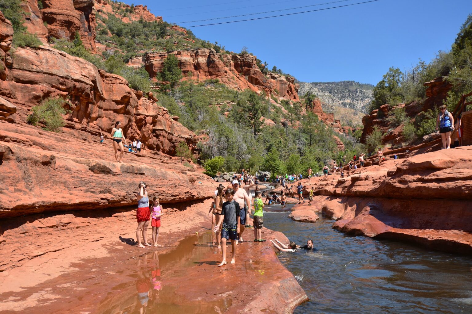 Slide Rock State Park in Oak Creek Canyon